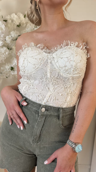 Bustier Paula (beige)