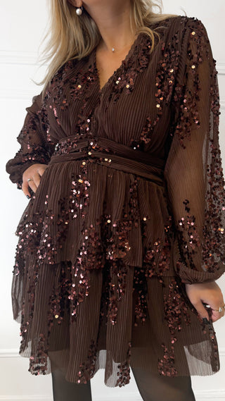 Robe Gossip Girl (marron)