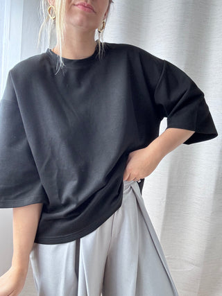 T-shirt COEUR PRÉCIEUX (noir)