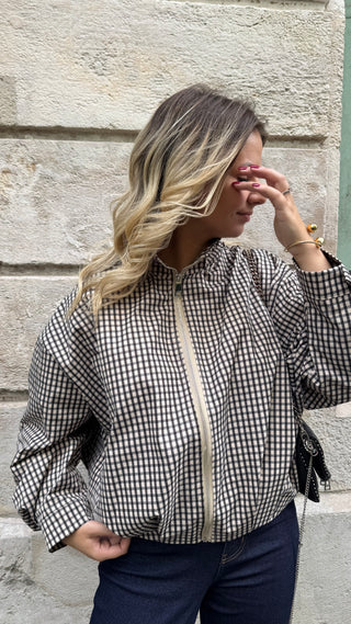 Veste COLETTE (noir/bleu)