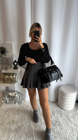 Jupe-short Atlanta (grise)