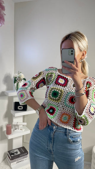 Top en crochet